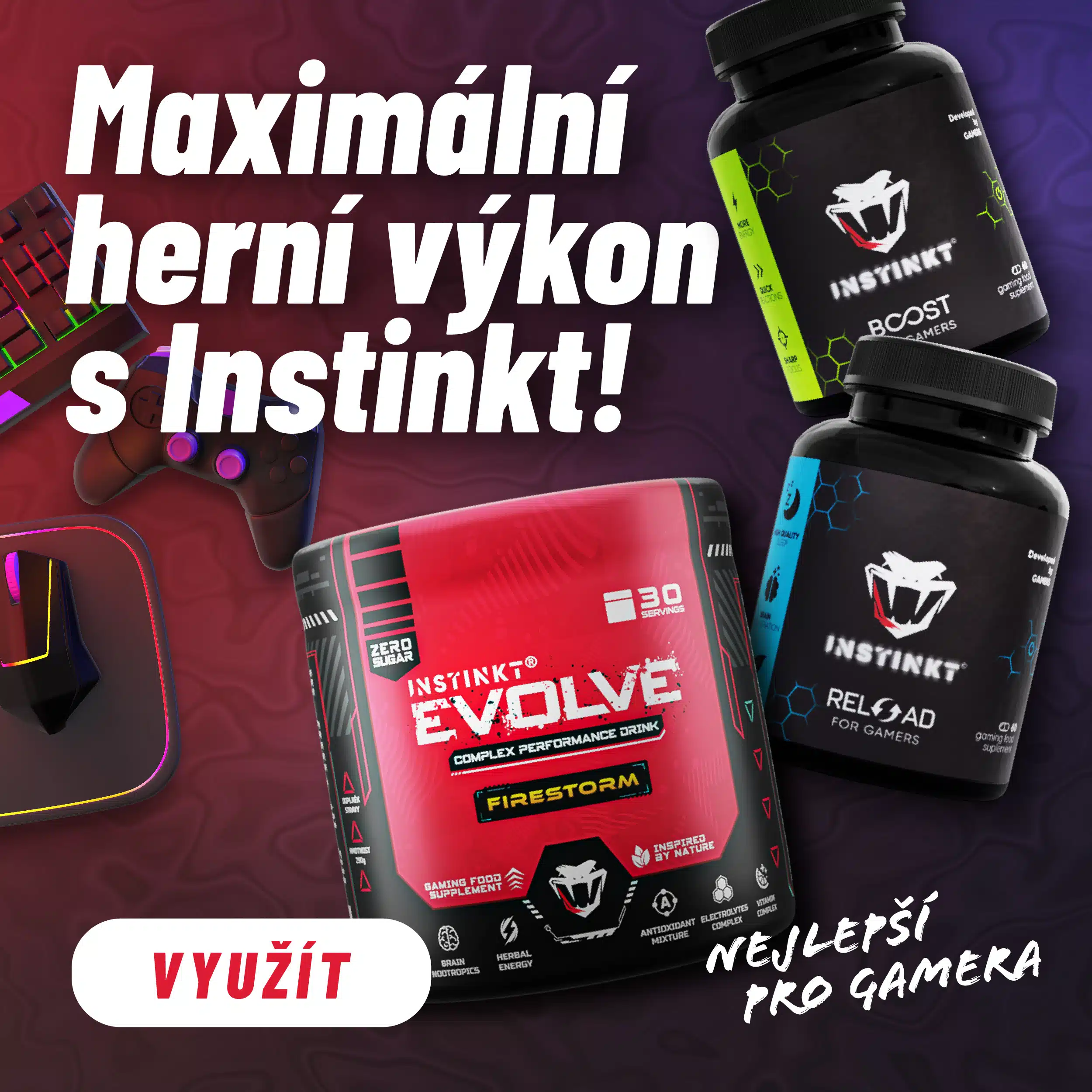 instinkt.gg – Gaming nápoje